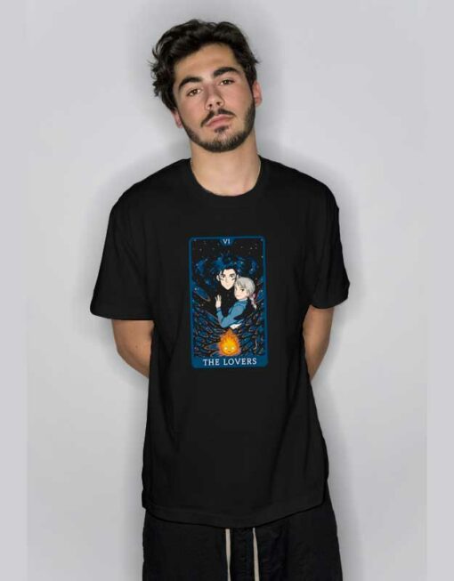 Ghibli The Lovers Tarot T Shirt