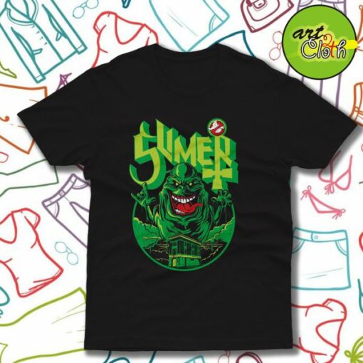 Ghostbusters Slimer Havy Metal T-Shirt