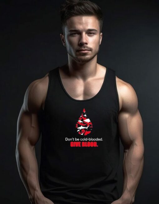 Give Blood American Red Cross Shark Week Tank Top