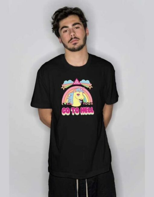 Go To Hell Unicorn Funny T Shirt