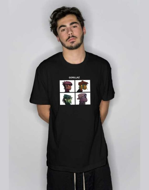 Gorillaz Rock Graphic T Shirt