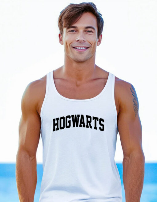 Hogwarts Fonts Logo Tank Top