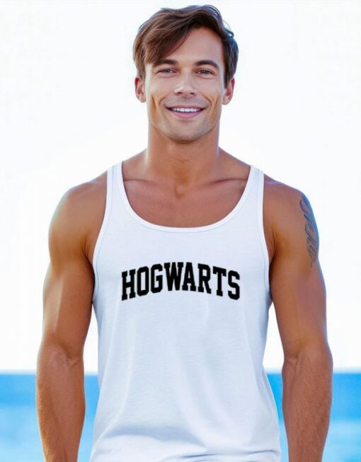 Hogwarts Fonts Logo Tank Top