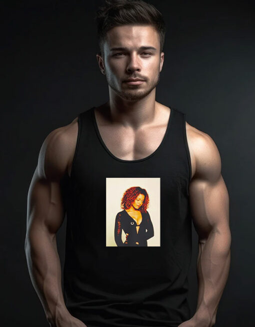 Janet Jackson Photoshoot Retro Tank Top