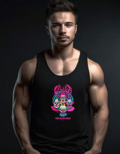 Killer Klowns From Outer Space Heavy Metal Black Tank Top