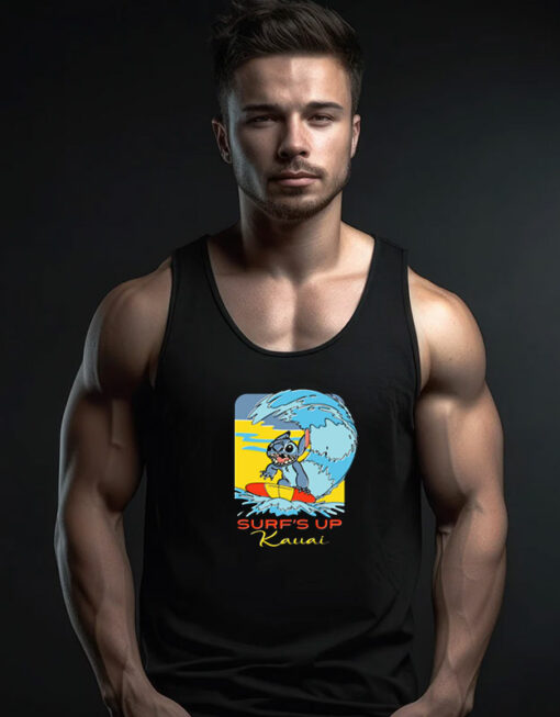 Lilo and Stitch Surfs Up Funny Tank Top