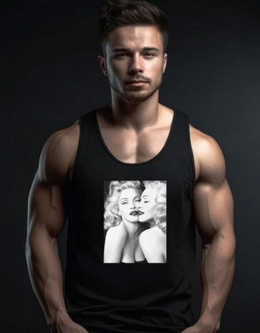 Madonna Mirror Face Cool Vintage Tank Top