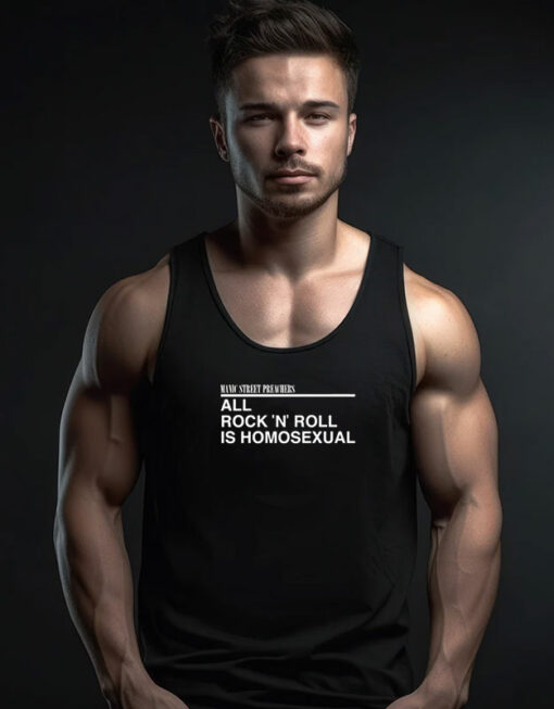 Manic Street Preachers All Rock N Roll is Homosexual Tank Top