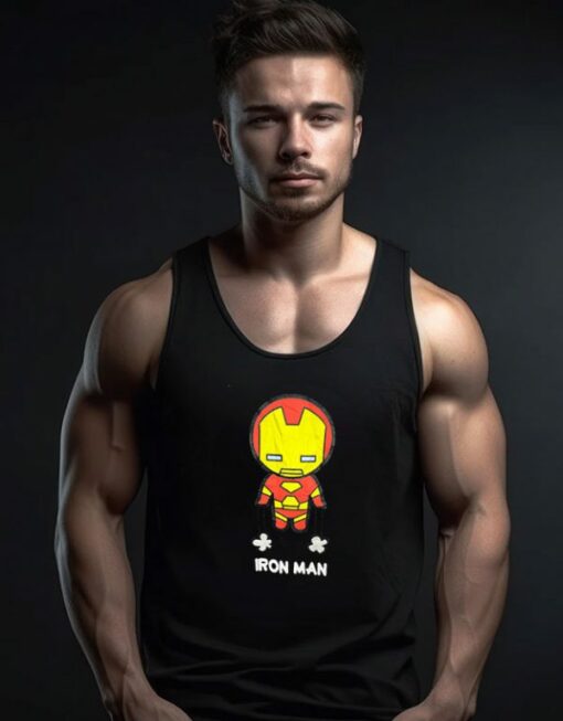 Marvel Iron Man Kangaroo Pocket Pullover Tank Top