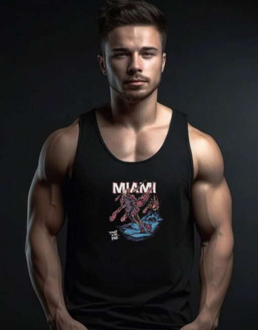 Miami Basketball Bootleg Unisex Tank Top