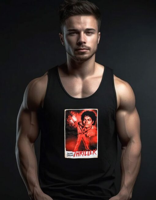 Michael Jackson Thriller Poster Tank Top