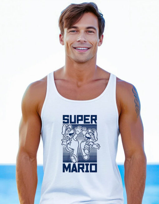 Nintendo Super Mario Bros High Five Tank Top