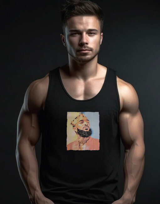 Nipsey Hussle Rap Singer Artist Quality Tank Top