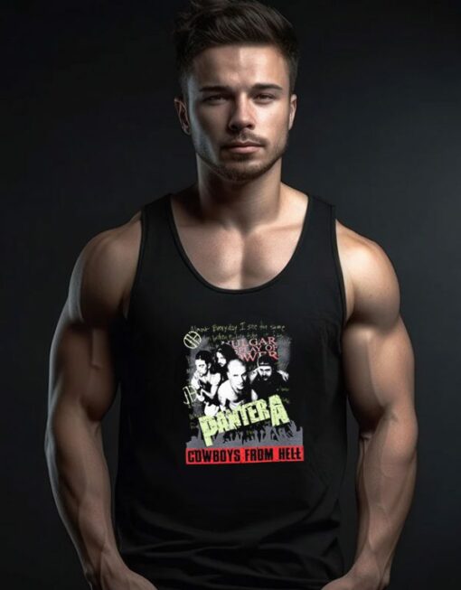 Pantera Cowboys From Hell Vintage Tank Top