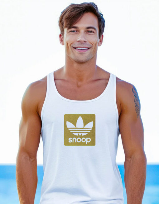 Rap Snoop Dogg Adidas Logo Parody Tank Top