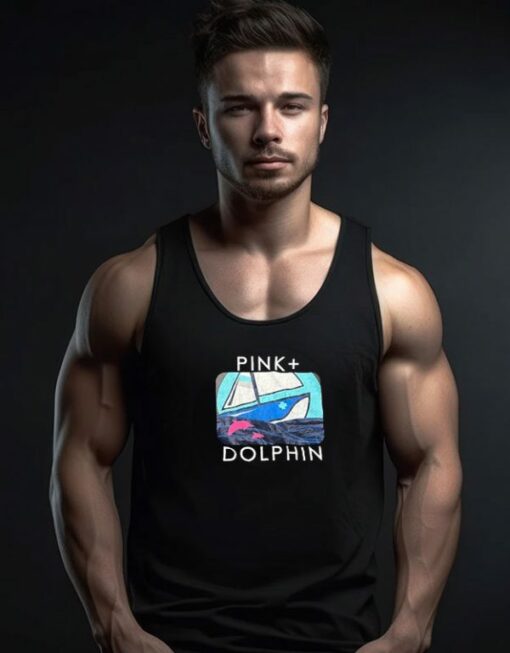 Rare Pink Dolphin Tank Top