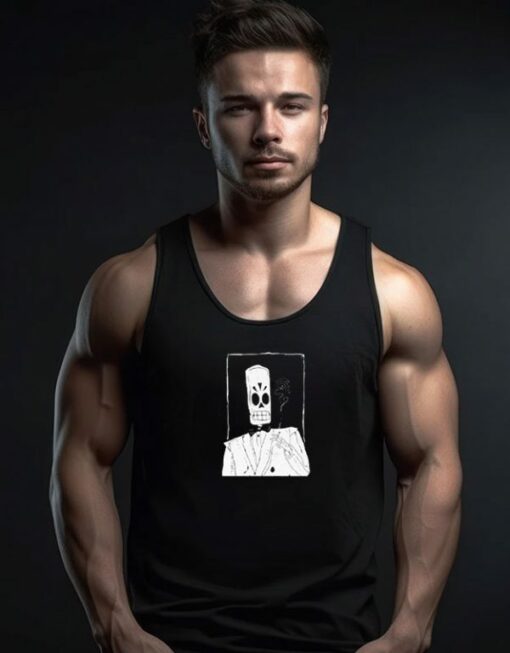 Retro Grim Fandango Gaming Manuel Calavera Tank Top