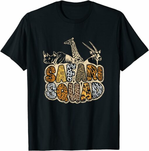 Safari Squad African Halloween Vintage T-Shirt