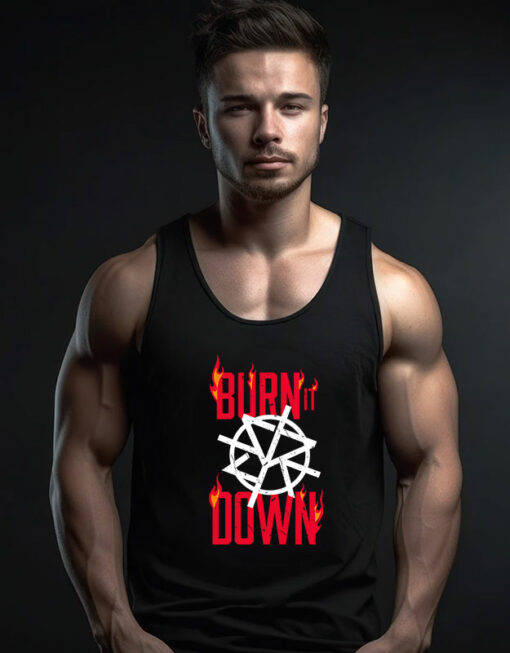 Seth Rollins Burn It Down Tank Top