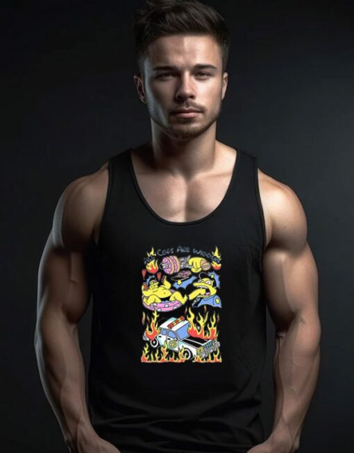 Simpsons Police ACAB All Cops Are Wiggum Tank Top