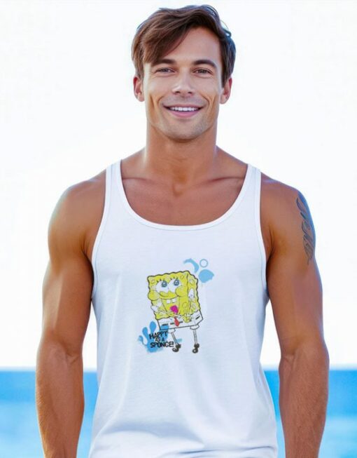 SpongeBob SquarePants Happy As A Sponge Tank Top