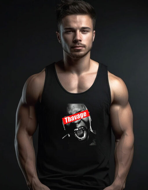 Thavage Funny Boxing Tank Top