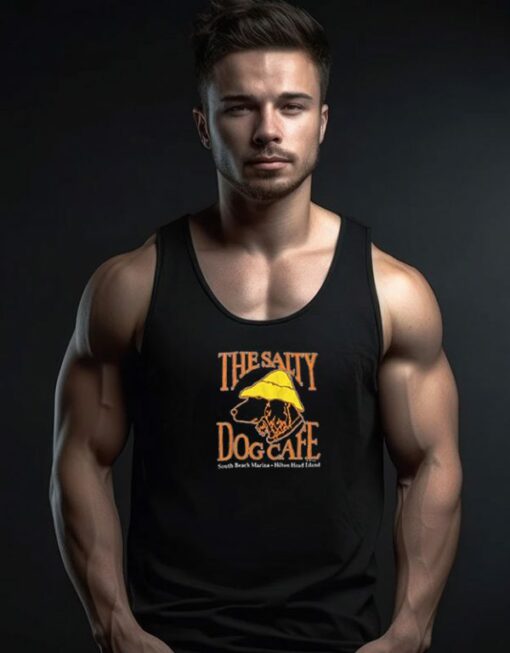 The Salty Dog Factory Cafe Unisex Tank Top