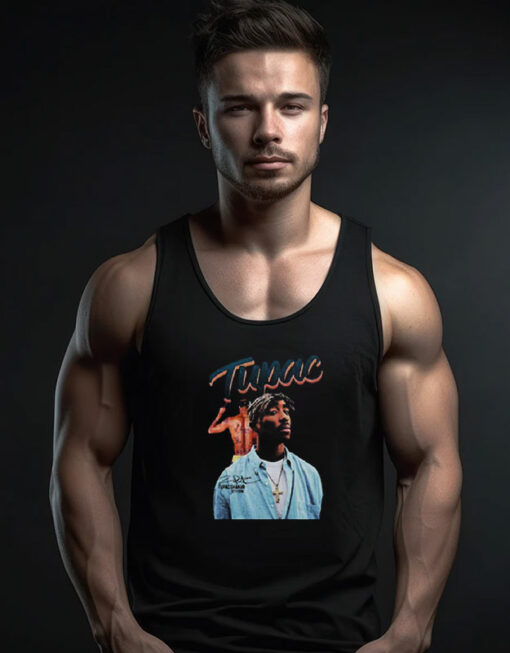 Vintage 90S Retro 2Pac Unisex Tank Top