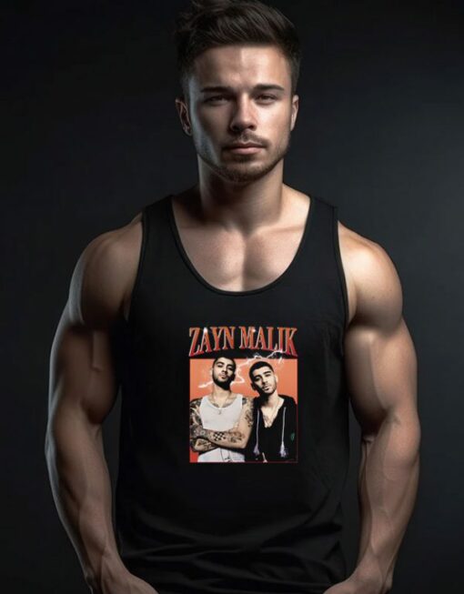 Zayn Malik Homage Pop Music One Direction Band Tank Top