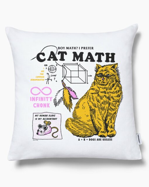 Cat Math Cushion