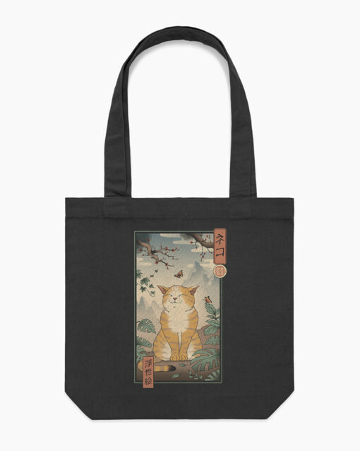 Edo Cat Tote Bag