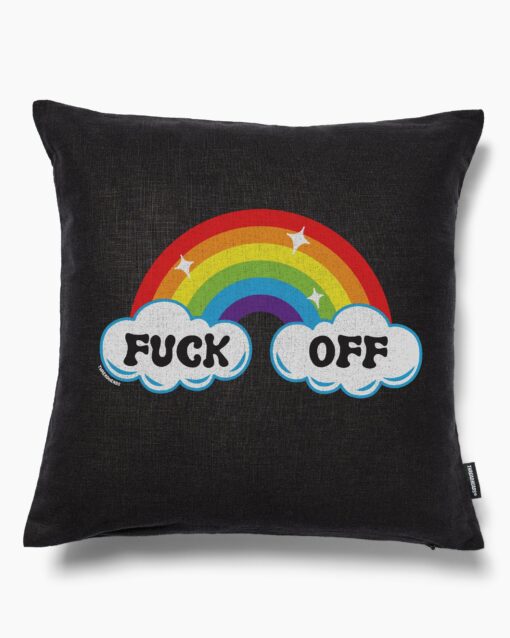 Fk Off Rainbow Cushion