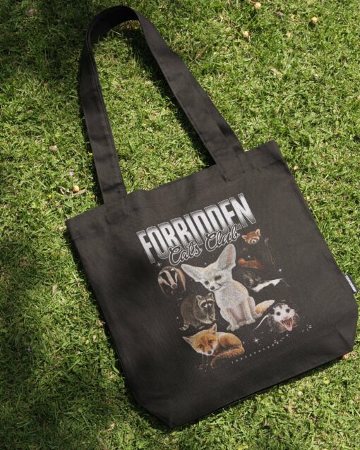 Forbidden Cat Club Tote Bag