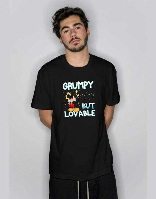 Grumpy But Lovable Mickey T Shirt