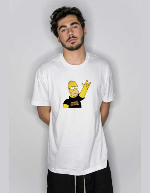 Homer Simpson Rock T Shirt