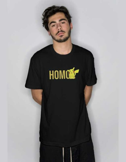 Homo Pikachu Pokemon T Shirt