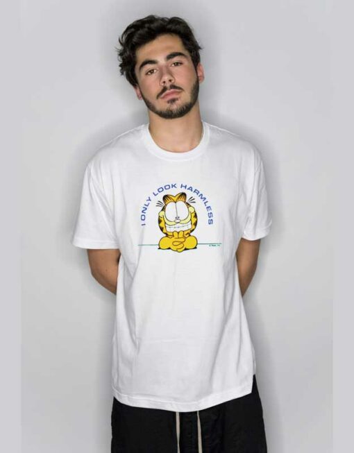 I Only Look Harmless Garfield T Shirt