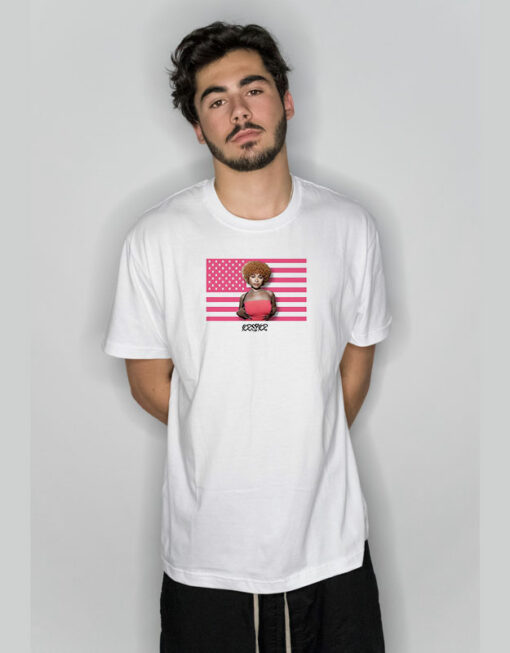 Ice Spice Pink American Flag T-Shirt