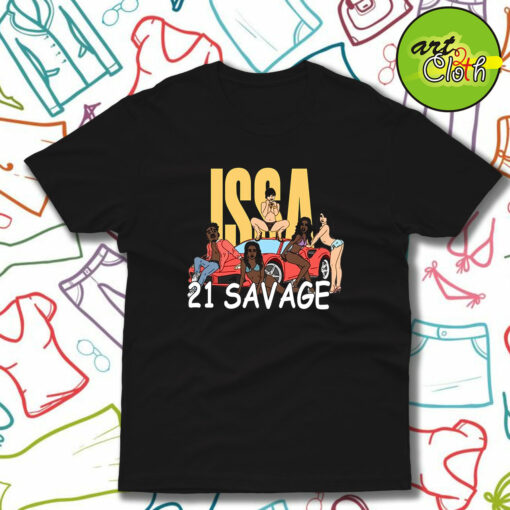 Issa Blanc 21 Savage T-Shirt