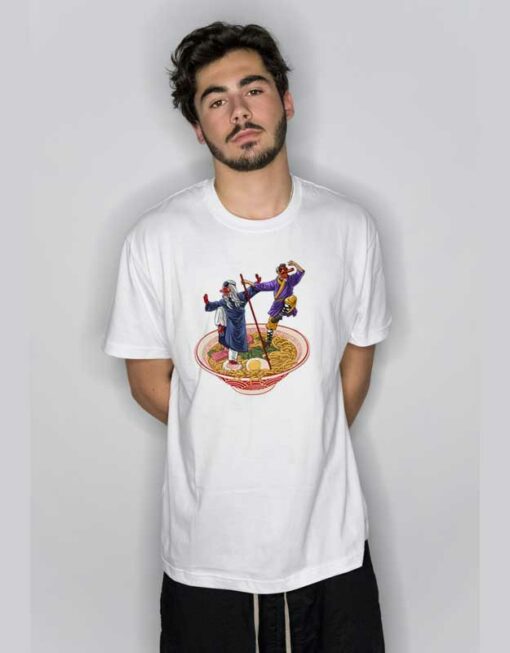 Japanese Gods in Ramen T Shirt