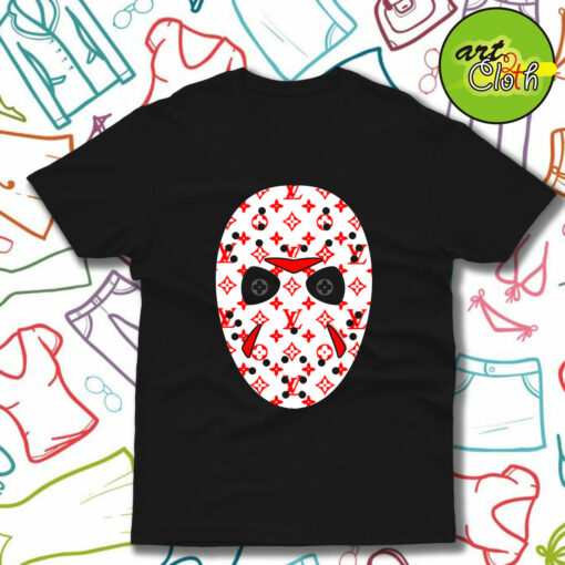 Jason Voorhees Mask Lv Monogram T-Shirt