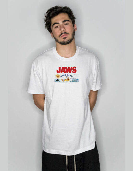 Jaws Amity Island Welcomes You T-Shirt