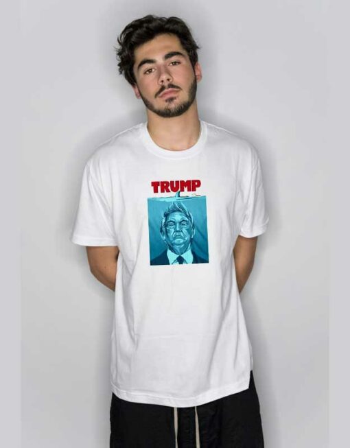 Jaws Trump Parody T Shirt