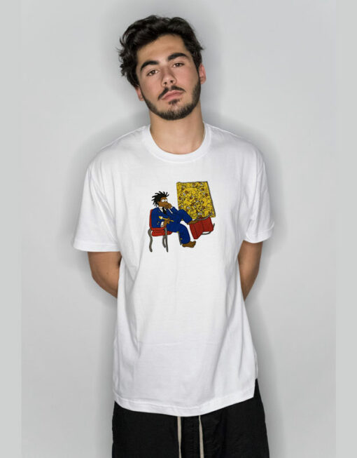 Jay Z Basquiat Simpsons Basquiat T-Shirt