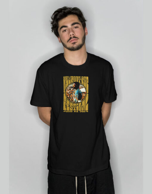 Jimi Hendrix Newport Pop T-Shirt