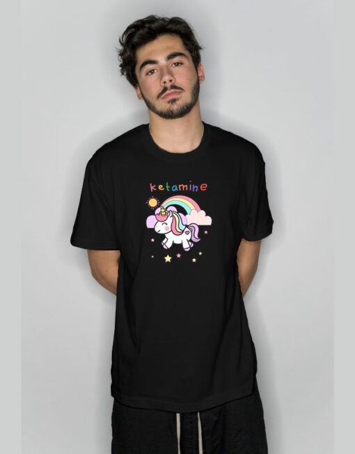 Ketamine Unicorn Horse Funny T-Shirt