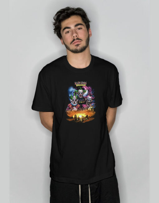 Killer Klowns From Outer Space Trio Tent T-Shirt