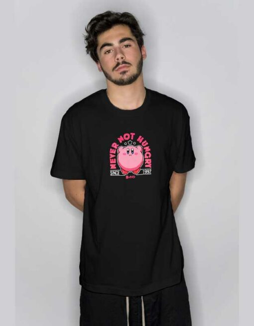 Kirby Never Not Hungry T Shirt