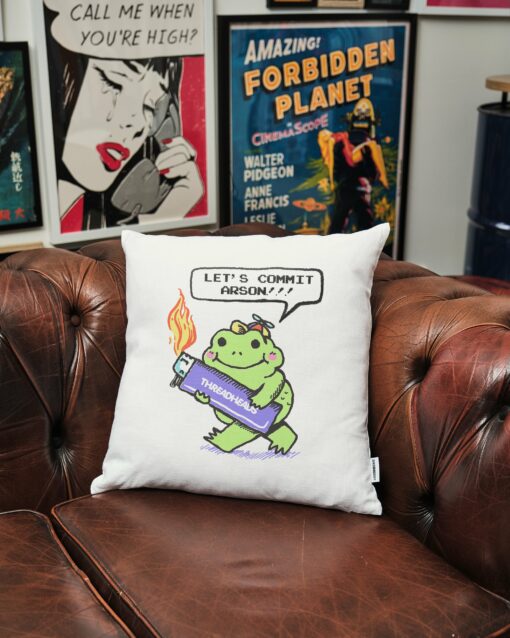 Let’s Commit Arson Cushion