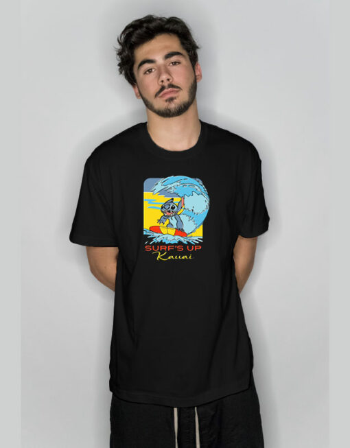 Lilo and Stitch Surfs Up Funny T-Shirt